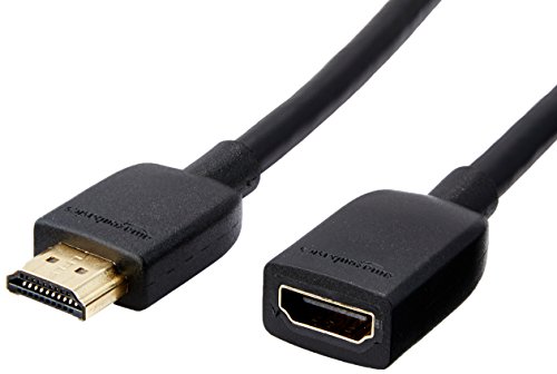 Product Cover AmazonBasics High-Speed Male to Female HDMI Extension Cable - 3 Feet