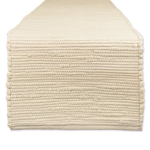 Product Cover DII Cotton Everyday Machine Washable Chindi Rag Table Runner, 14 X 72