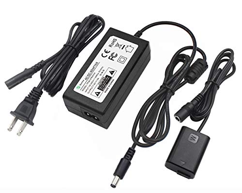 Product Cover Gonine AC-PW20 AC Power Supply Adapter and DC Coupler Charger Set, Replace NP-FW50 Battery for Sony Alpha A6500, A6400, A6300, A7, A7II, A7RII, A7SII, A7S, A7S2, A7R, A7R2, A55, A5100, RX10 Cameras.
