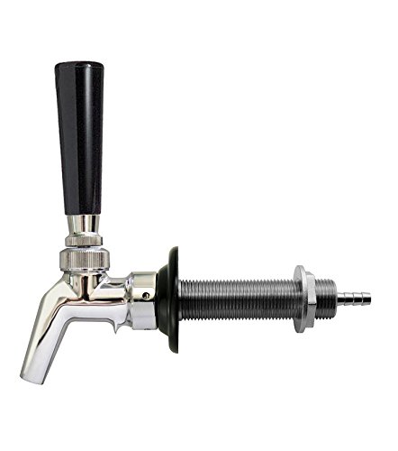 Product Cover Perlick 630SS Stainless Beer Faucet Chrome Shank Combo Kit w/Knob by Beverage Factory