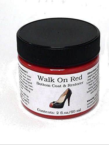 Product Cover Walk On Red Bottom Coat & Restorer Angelus Brand Acrylic Leather Paint for Christian Louboutin Heels Only Contents: (2 fl. oz / 60 ml)