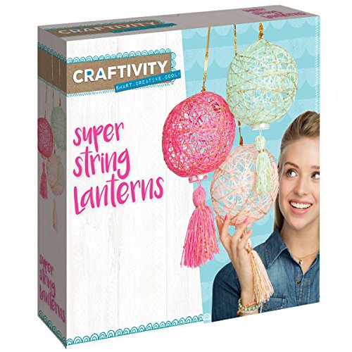 Product Cover CRAFTIVITY Super String Lanterns Kit - Makes 3 String Art Lanterns