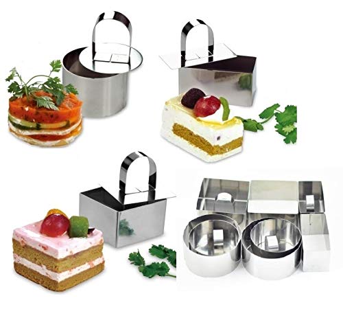 Product Cover NewlineNY NY3 Stainless Steel Dessert Rings (12 Pcs) Molding, Layering, Cake Cutter