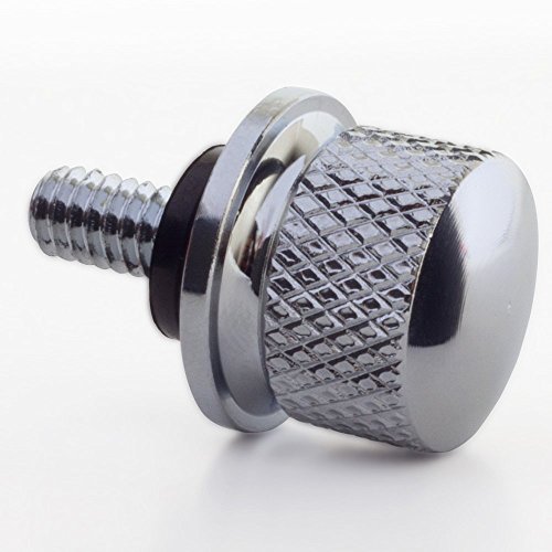 Product Cover OxGord Stainless Seat Bolt for Harley Davidson - Chrome Billet Aluminum Hard Anodized Screw