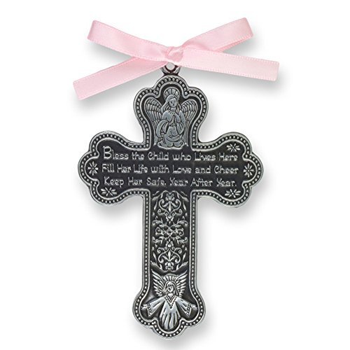 Product Cover Bless The Child - GUARDIAN ANGEL Baby GIRL Crib Cross 4