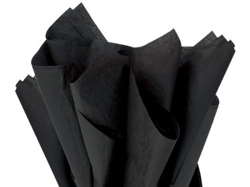 Product Cover Brand New Black Bulk Tissue Paper 15 x 20-100 Sheets Premium Quality Tissue Paper A1 bakery supplies Made in USA
