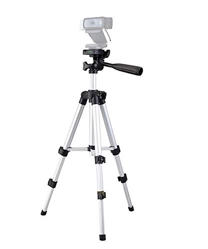 Product Cover Medium Camera Tripod Mount Holder Stand for Logitech Webcam C930 C920 C615-Silver