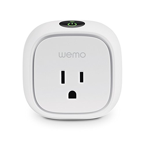Product Cover Wemo Insight Smart Plug with Energy Monitoring, WiFi Enabled, Control Your Devices and Manage Energy Costs From Anywhere, Works with Alexa and the Google Assistant