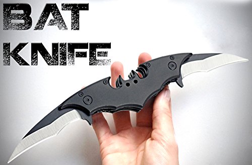 Product Cover Dark Twin Blade Knife - Double Edge Folding Pocket with Clip, 11