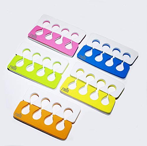 Product Cover Toe Separators Set - Premium Pedicure Tool Kit 24 Pack Super Soft & Durable Two Tone ZMOI