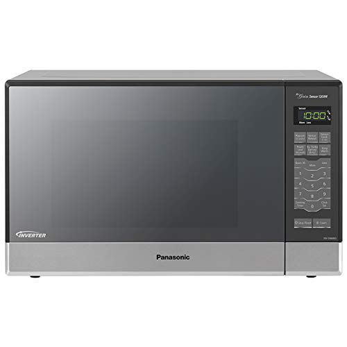 Product Cover Panasonic Microwave Oven NN-SN686S Stainless Steel Countertop/Built-In with Inverter Technology and Genius Sensor, 1.2 Cu. Ft, 1200W