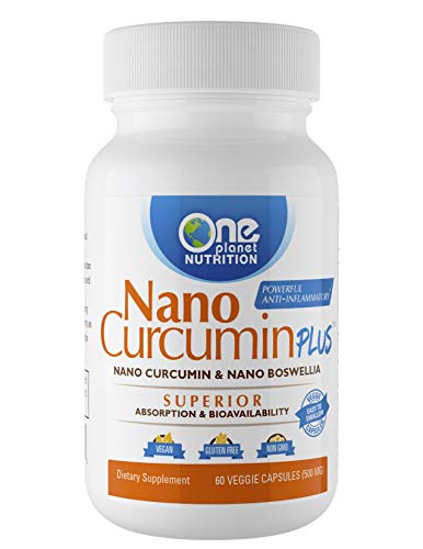 Product Cover Nano Curcumin Plus - Powerful Anti-inflammatory, Antioxidant, Joint Pain Reliever (60 Capsules)