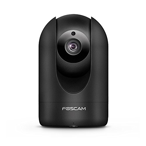 Product Cover Foscam Home Security Camera, R2 Full HD 1080P WiFi IP Camera with Real-time 1080P Video at 25FPS, Pan Tilt 8X Digital Zoom, Motion Detection & Alert, Optional Cloud Service Available, Rubber Black