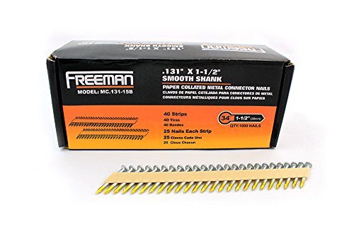 Product Cover Freeman MC.131-15B 35-Degree Metal Connector Paper Collated Framing Nails 1-1/2