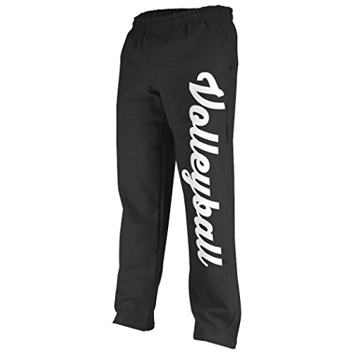 Product Cover Volleyball Script Sweatpants | Volleyball Apparel by ChalkTalk SPORTS | Multiple Colors | Youth To Adult Sizes