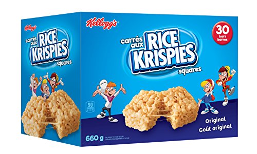 Product Cover Kellogg's Rice Krispies Square Bars 660g Jumbo Pack-Original, 30 Cereal Bars