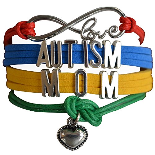Product Cover Infinity Collection Autism Mom Bracelet, Autism Awareness Jewelry, Autism Puzzle Piece Bracelet Makes The
