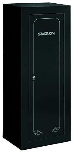 Product Cover Stack-On GCB-1522 Steel 22-Gun Security Gun Cabinet with Foam Barrel Rests, Black