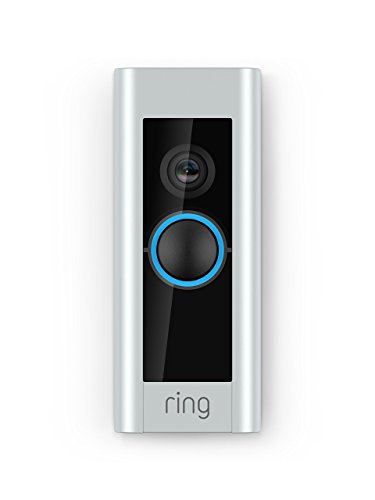 Product Cover Ring Video Doorbell Pro, with HD Video, Motion Activated Alerts, Easy Installation (existing doorbell wiring required)