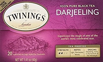 Product Cover Twinings Darjeeling Tea, Tea Bags, 20 Count (Pack of 2)