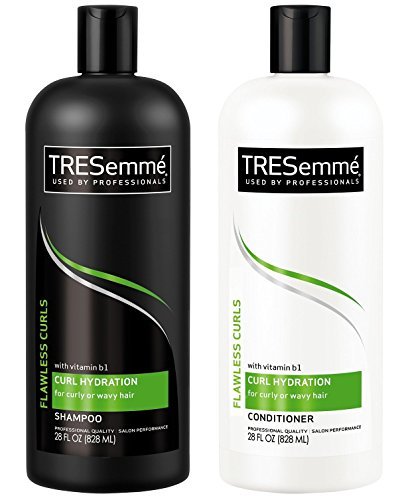Product Cover Tresemme Flawless Curls - Curl Hydration With Vitamin B1 - Shampoo & Conditioner Set - Net Wt. 28 FL OZ (828 mL) Per Bottle - One Set