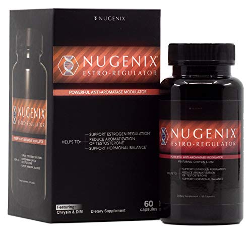 Product Cover Nugenix Estro-Regulator - Powerful Estrogen Blocker for Men, Testosterone Booster, DIM Supplement, Aromatase Inhibitor - 60 Capsules