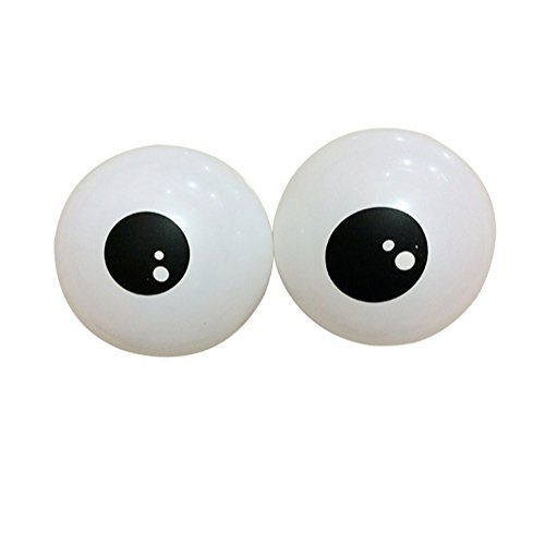 Product Cover 5-Inch Thick Eye Balloon White (Premium Helium Quality) Small Balloon Modeling Dedicated Pkg/120 Weddings and Parties Creative Decoration Balloons by Aligle
