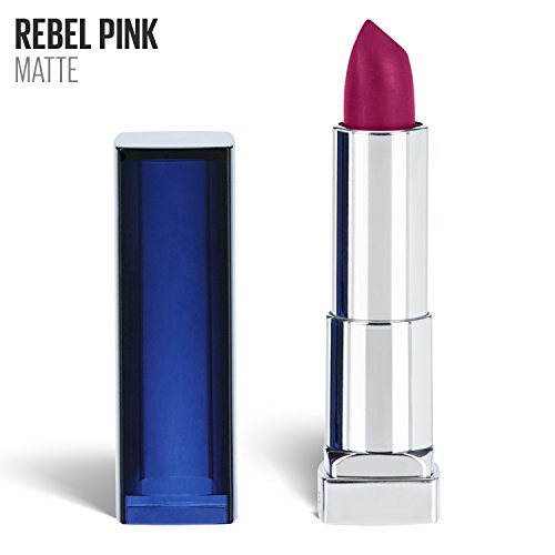 Product Cover Maybelline New York Color Sensational Pink Lipstick Matte Lipstick, Rebel Pink, 0.15 Ounce, Pack of 1