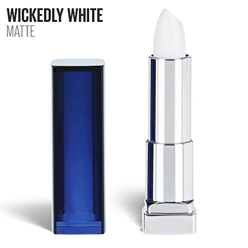 Product Cover Maybelline New York Color Sensational White Lipstick Matte Lipstick, Wickedly White, 0.15 oz, 1 Count