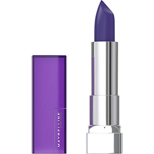 Product Cover Maybelline New York Color Sensational Blue Lipstick Matte Lipstick, Sapphire Siren, 0.15 oz, Pack of 1