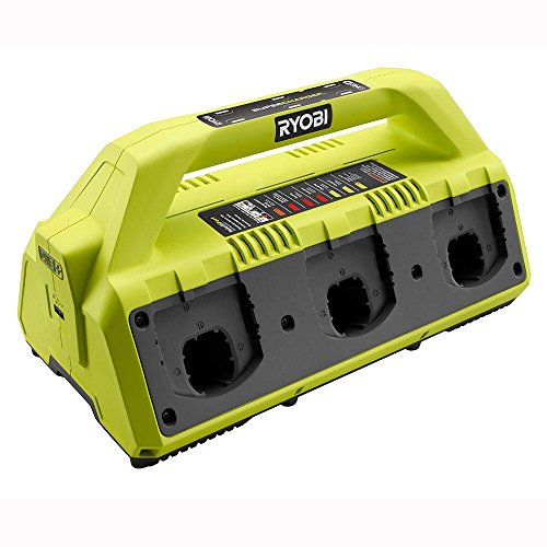 Product Cover Ryobi P135 18V One+ 6 Port Lithium Ion Battery Supercharger (18V Batteries Not Included/Charger Only)