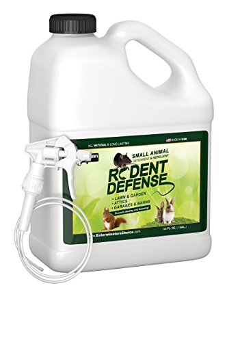Product Cover All Natural Rodent Defense Spray -Effective Repellent For Mice, Rats, Squirrels,Rabbits,Gophers, Raccoons&Most Small Animals -Outdoor &Indoor Mouse Deterrent For The Garden,Garage,Trash Cans