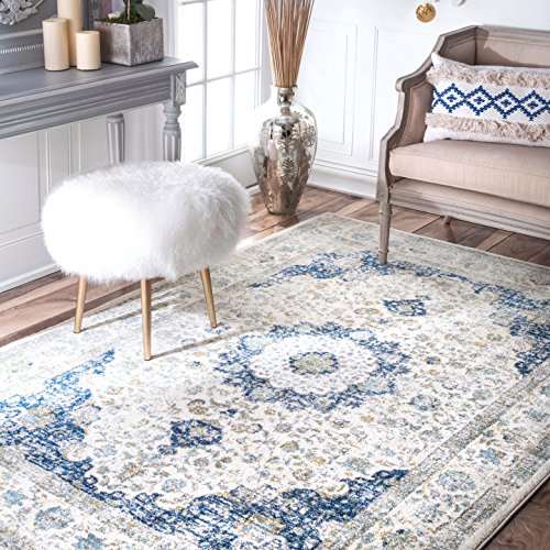 Product Cover nuLOOM 200RZBD07A-10014 Verona Vintage Persian Area Rug, 10' x 14', Blue