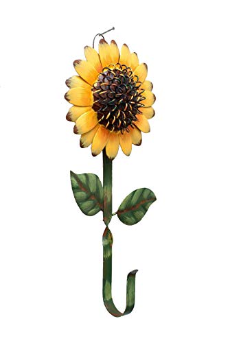 Product Cover New Metal Sunflower Home Hook Great Home&Kitchen Keys,Coats,Utilities Hook Decor by GRACE HOME