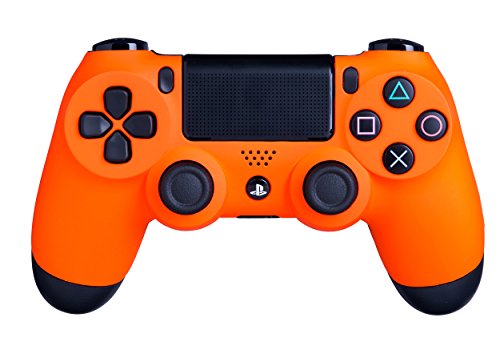 Product Cover DualShock 4 Wireless Controller for PlayStation 4 - Soft Touch Orange PS4 - Added Grip for Long Gaming Sessions - Multiple Colors Available