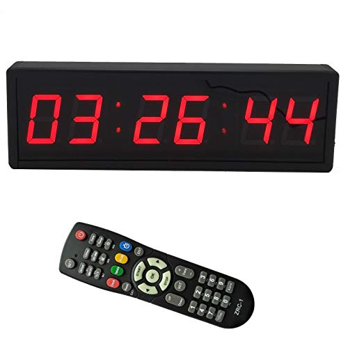 Product Cover BTBSIGN LED Digital Countdown Wall Clock Fitness Timer Stopwatch for Gym (2.3inch Digital High)