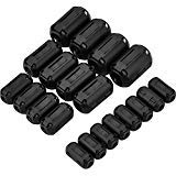 Product Cover eBoot 20 Pieces Clip-on Ferrite Ring Core RFI EMI Noise Suppressor Cable Clip for 3mm/ 5mm/ 7mm/ 9mm/ 13mm Diameter Cable, Black