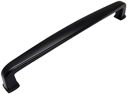 Product Cover Cosmas 4392-192FB Flat Black Modern Cabinet Hardware Handle Pull - 7-1/2