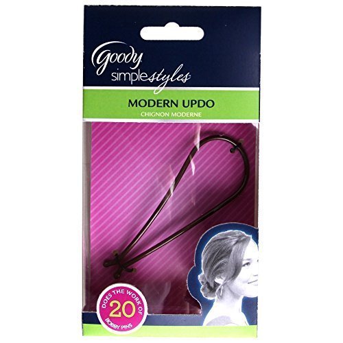 Product Cover Goody Simple Styles Modern Updo Maker, Assorted Colors, Dark and Light (2-Pack)