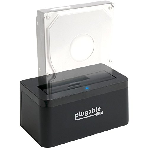 Product Cover Plugable USB 3.1 SATA Upright Hard Drive & SSD Dock (Supports USB-C & Includes Cable for Legacy USB 3.0 & 2.0 Systems, Compatible with 8TB+ Drives)
