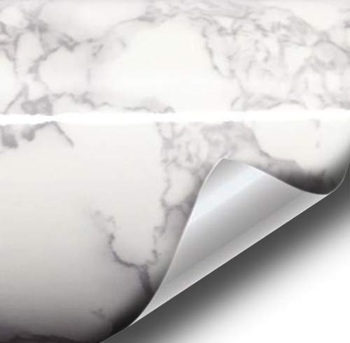 Product Cover VViViD XPO White Grey Marble Gloss Vinyl Film Contact Paper 16
