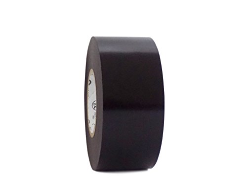 Product Cover T.R.U. EL7566-AW Professional Grade Rubber Black PVC Electrical Tape, rated up to 600 volts and 176 F - UL/CSA/CE Listed Synthetic: 2 in. x 66 Ft. (8 Mil)