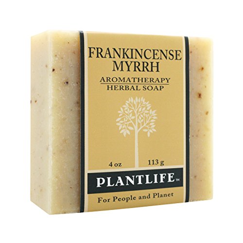 Product Cover Frankincense Myrrh 100% Pure & Natural Aromatherapy Herbal Soap- 4 oz (113g)