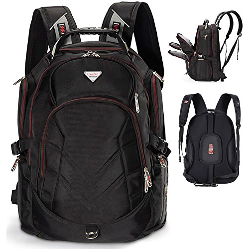 Product Cover FreeBiz 18.4 Inches Laptop Backpack Fits up to 18 Inch Gaming Laptops for Dell, Asus, Msi,Hp (Black)