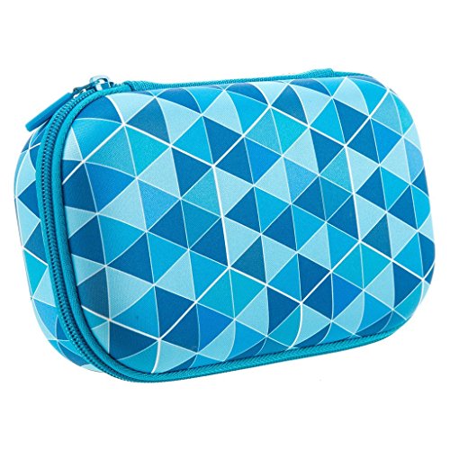 Product Cover ZIPIT Colorz Pencil Case/Pencil Box/Storage Box/Cosmetic Makeup Bag, Blue