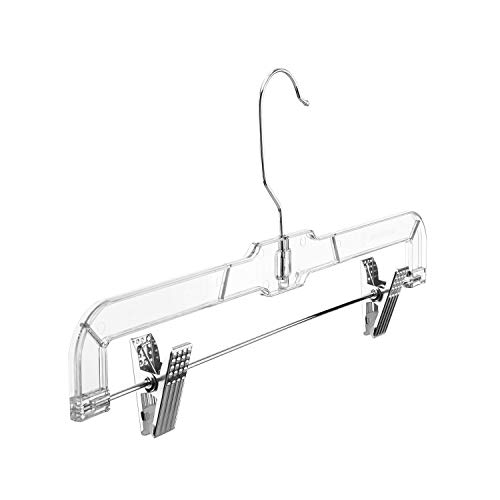 Product Cover HOUSE DAY Crystal Skirt/Slack Hangers, Clear, Set of 25