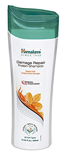 Product Cover Himalaya Damage Repair Protein Shampoo with Chickpea and Almond for Dry, Frizzy and Damaged Hair, 13.53 oz, 400 ml (2 Pack)