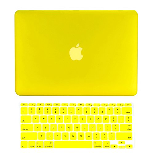 Product Cover TOP CASE - 2 in 1 Signature Bundle Rubberized Hard Case and Keyboard Cover Compatible MacBook Air 11