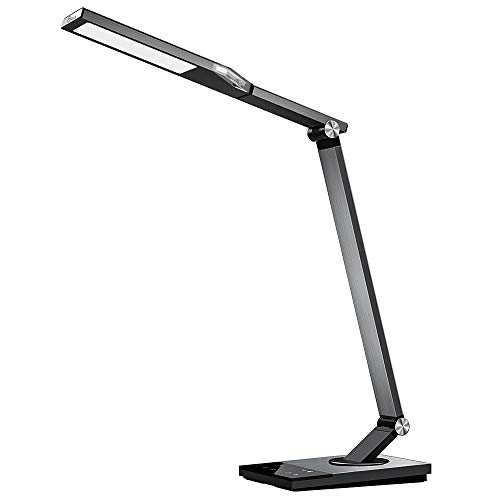 Product Cover TaoTronics TT-DL16 Stylish Metal LED Desk Lamp, Office Light with 5V/2A USB Port, 5 Color Modes, 6 Brightness Levels, Touch Control, Timer, Night Light, Philips Enabled Licensing Program