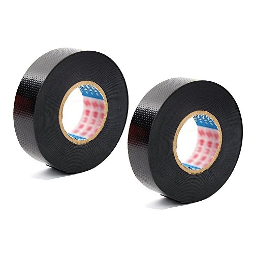 Product Cover Hysagtek 2 Roll Self Amalgamating Tape Repair Rubber Waterproof Sealing Insulation with Ultra Weather-Resistant Adhesive Withstands High Heat for Electrician/Automotive Use